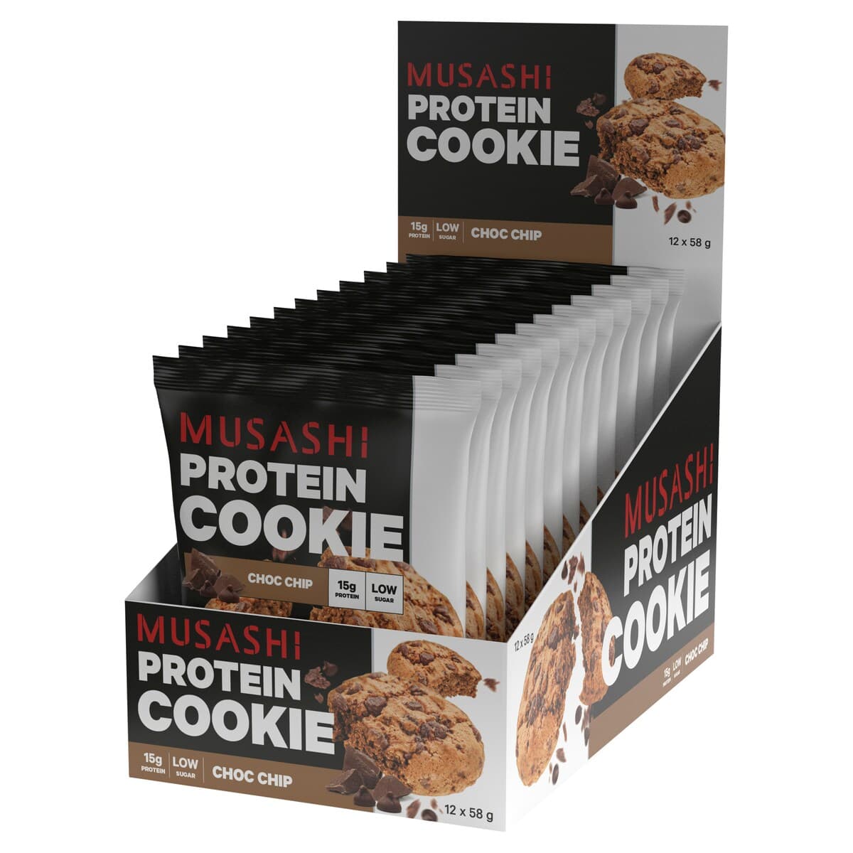 Thumbnail Musashi Protein Cookie Choc Chip 58G