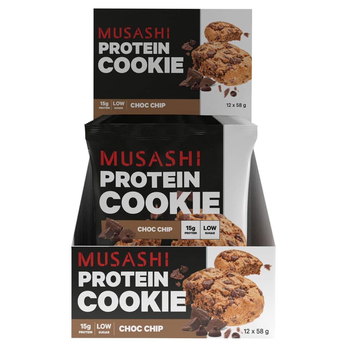 Thumbnail Musashi Protein Cookie Choc Chip 58G