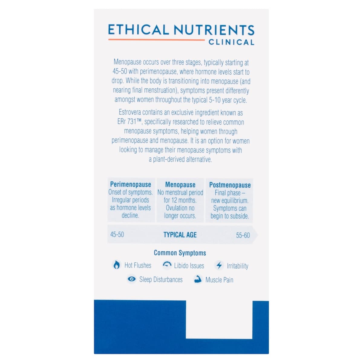 Thumbnail Ethical Nutrients Clinical Estrovera 60 Tablets