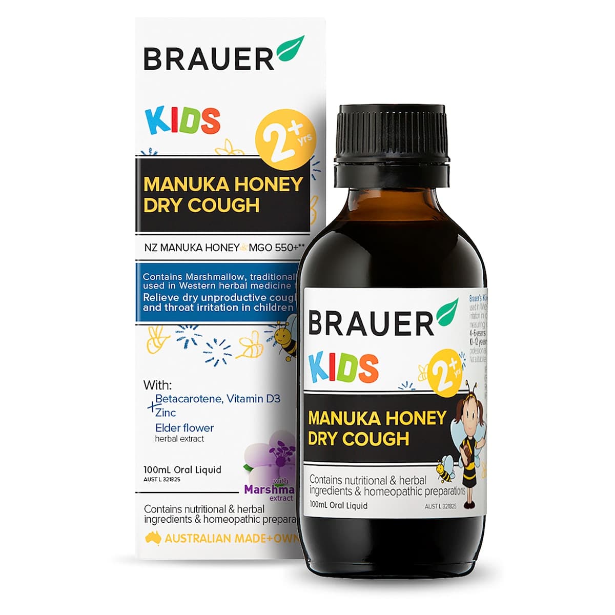 Thumbnail Brauer Kids Manuka Honey Dry Cough 100Ml