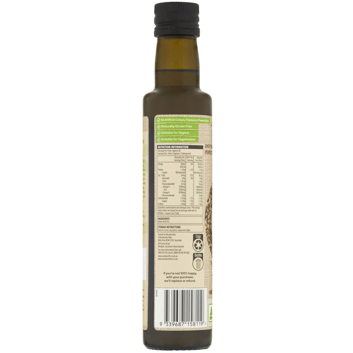 Thumbnail Macro Australian Hemp Seed Oil 250Ml