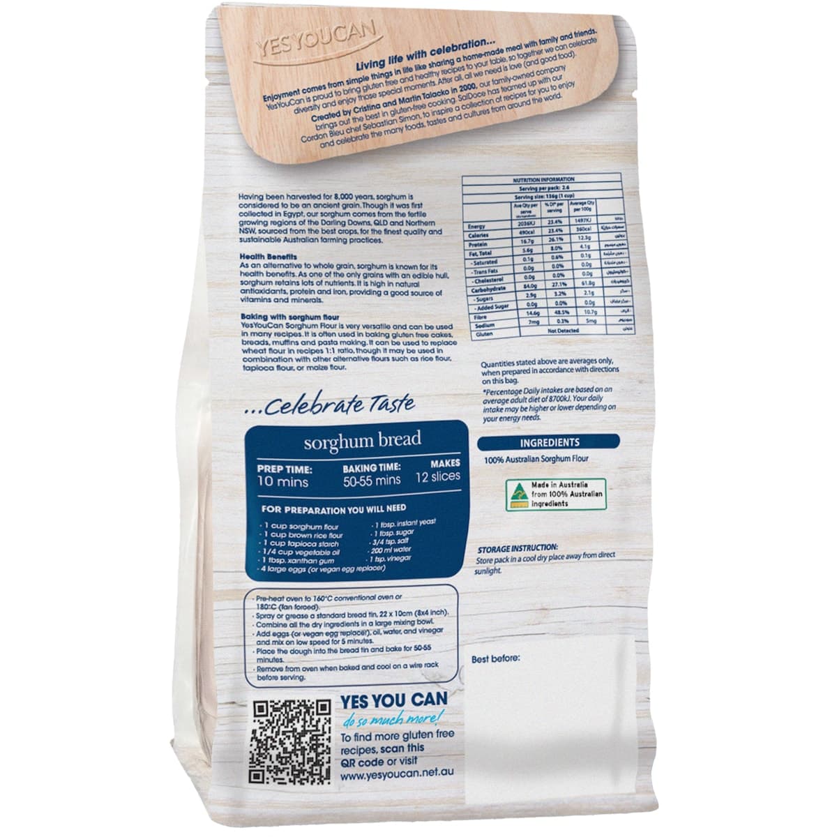 Thumbnail Yesyoucan Sorghum Flour 350G