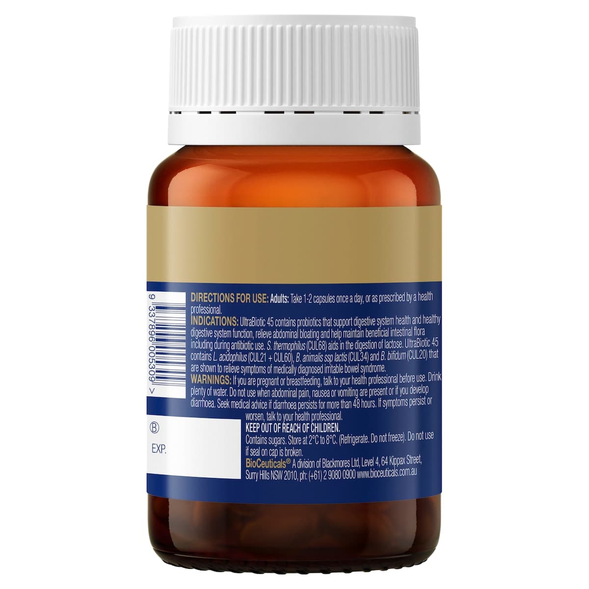 Thumbnail Bioceuticals Ultrabiotic 45 30 Capsules