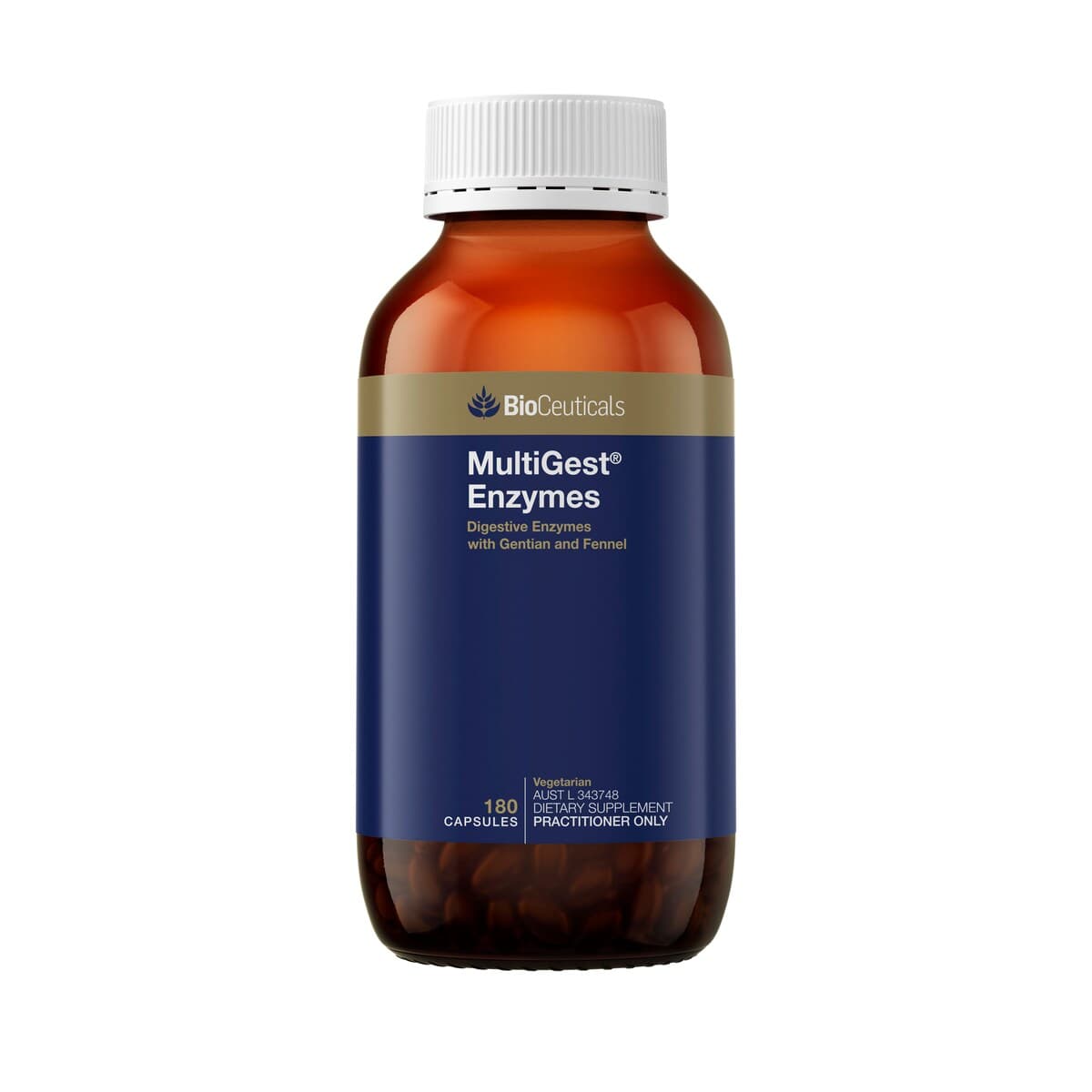 Thumbnail Bioceuticals Multigest Enzymes 180 Capsules