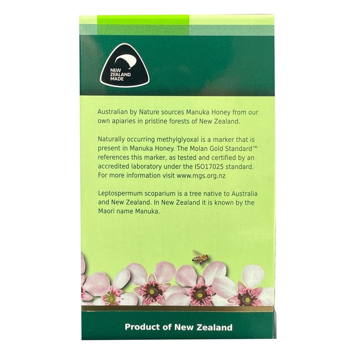 Thumbnail Australian By Nature Manuka Honey 12+ (Mgo 400) 500G