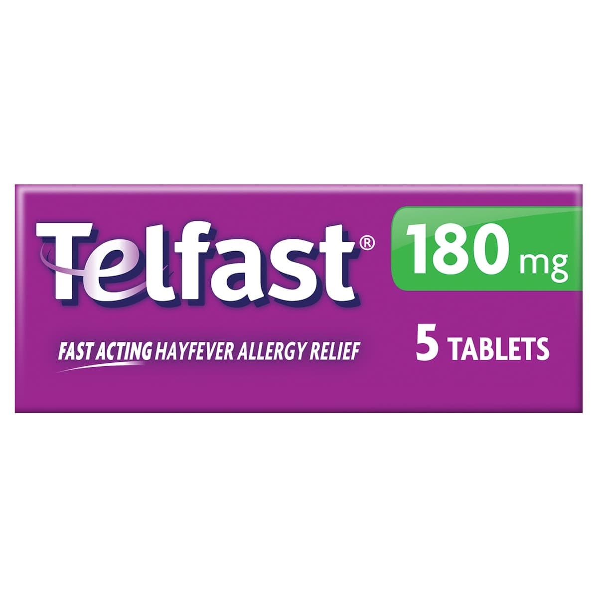 Thumbnail Telfast Allergy & Hayfever Relief 180Mg 5 Tablets