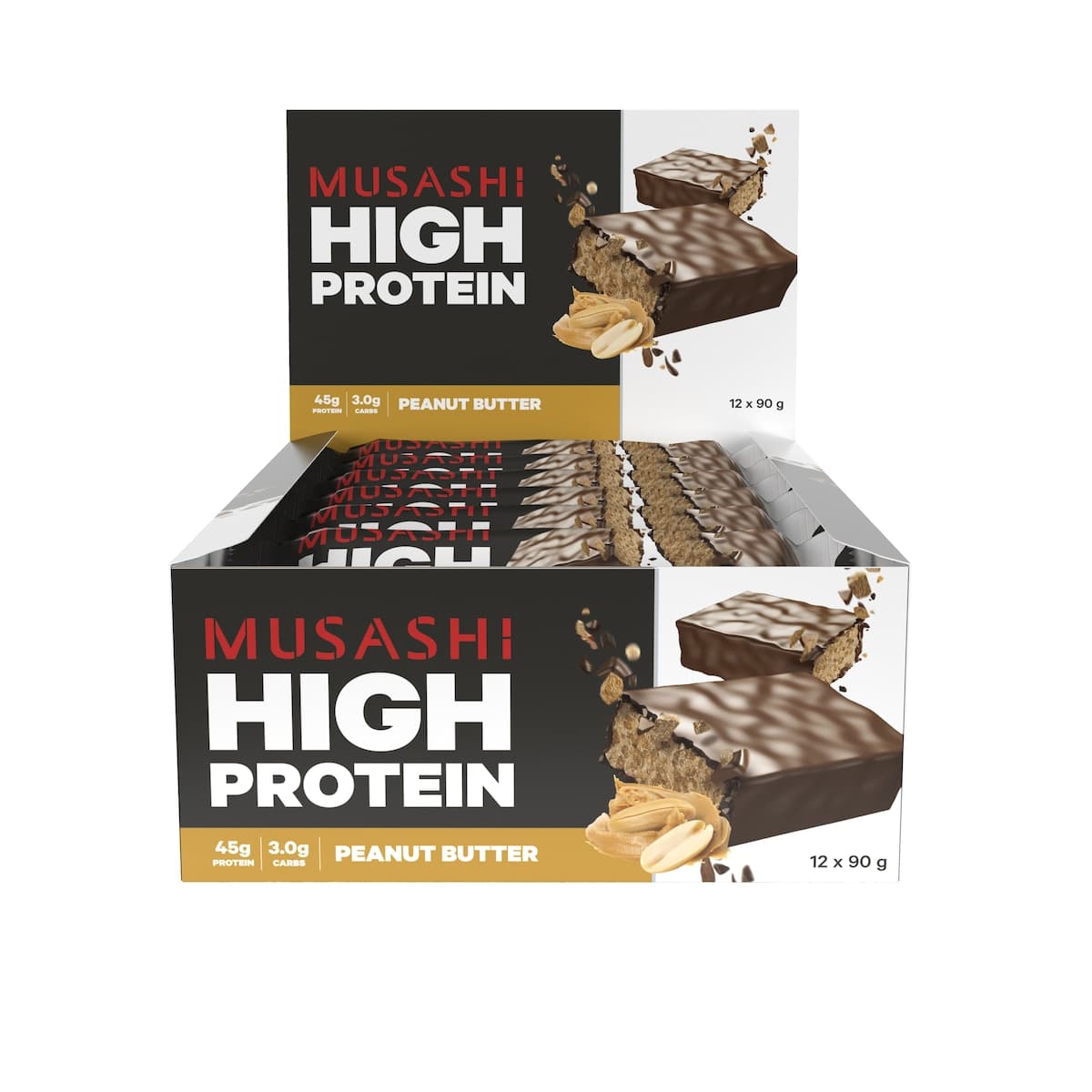 Thumbnail Musashi High Protein Bar Peanut Butter 90G