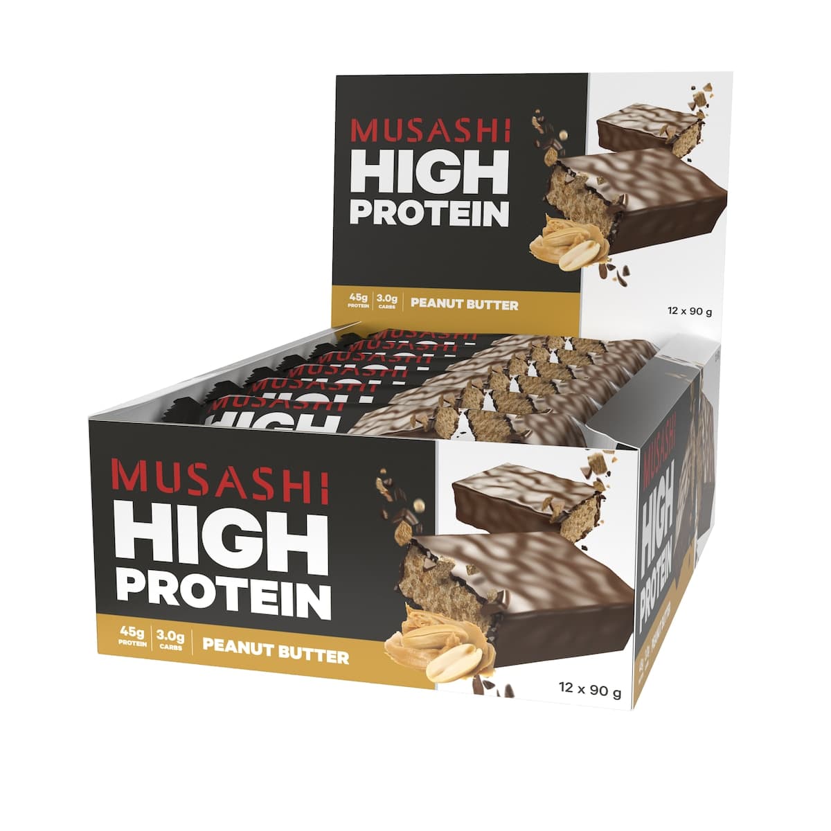 Thumbnail Musashi High Protein Bar Peanut Butter 90G