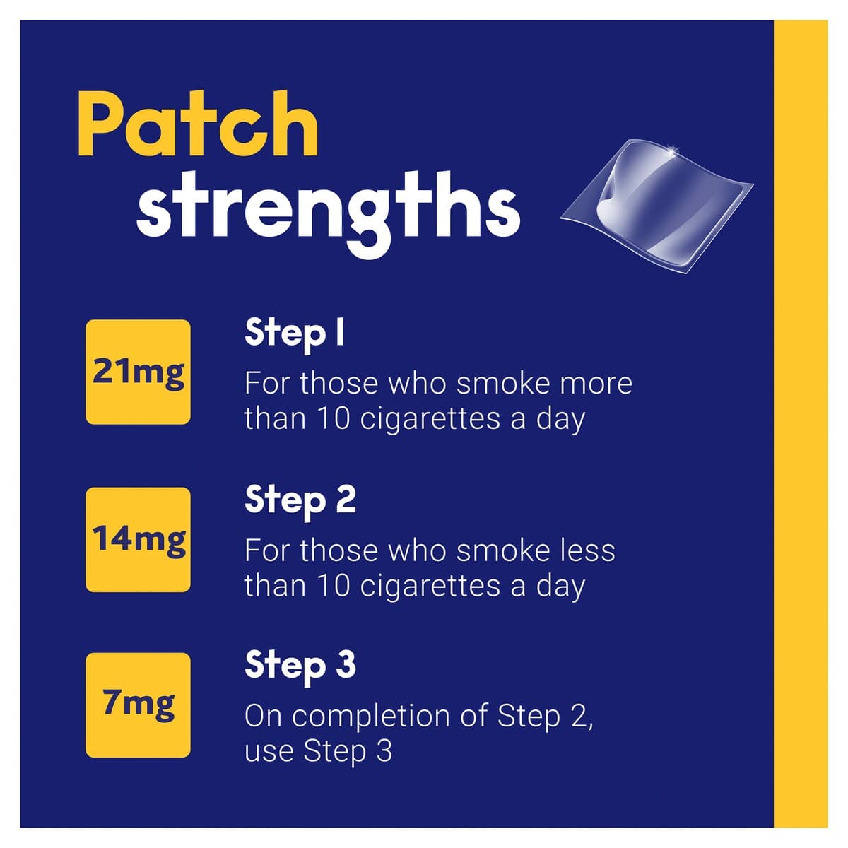 Thumbnail Nicabate Clear Patch 21Mg Step 1 Quit Smoking 14 Patches