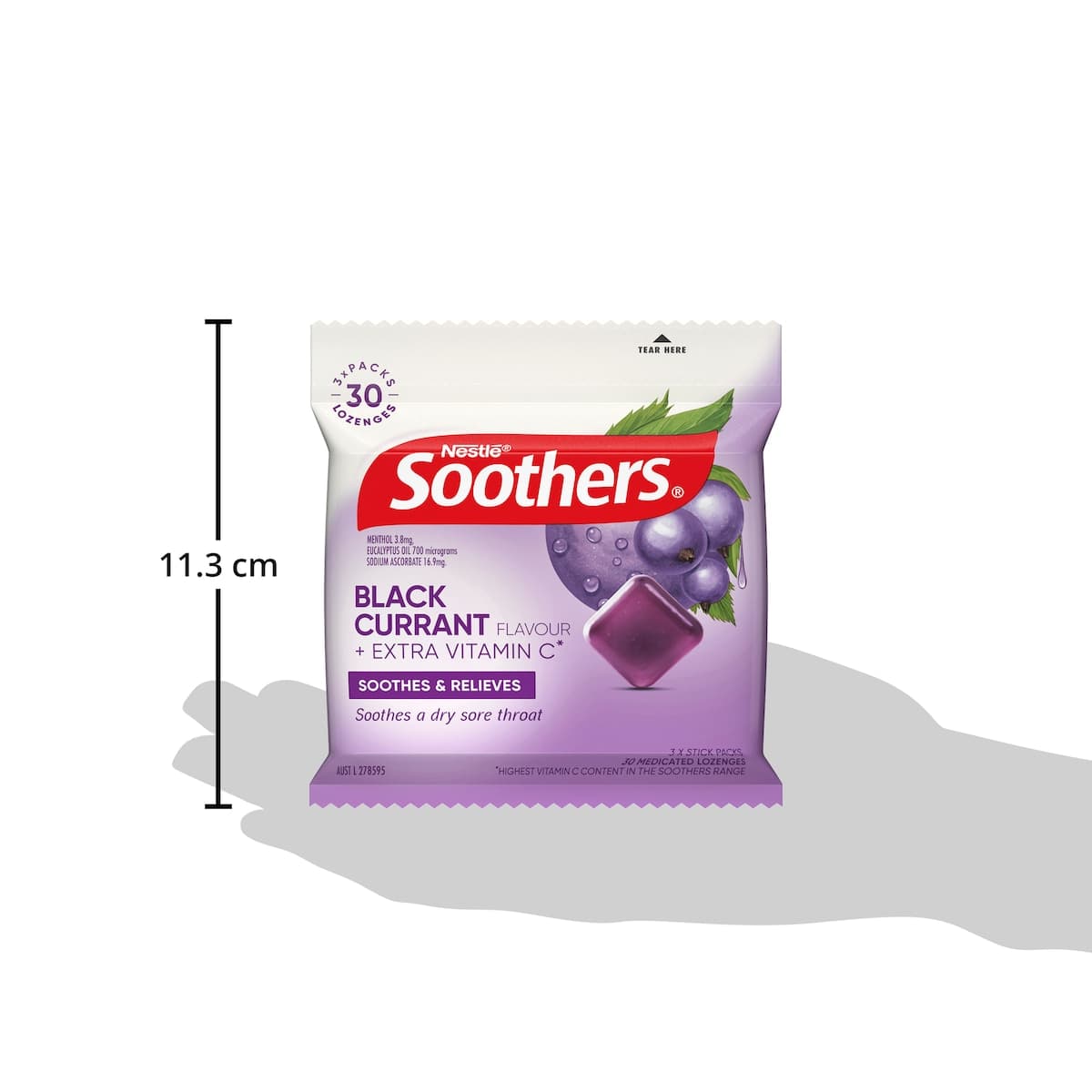 Thumbnail Nestle Soothers Blackcurrant Multipack 3 X 10 Lozenges