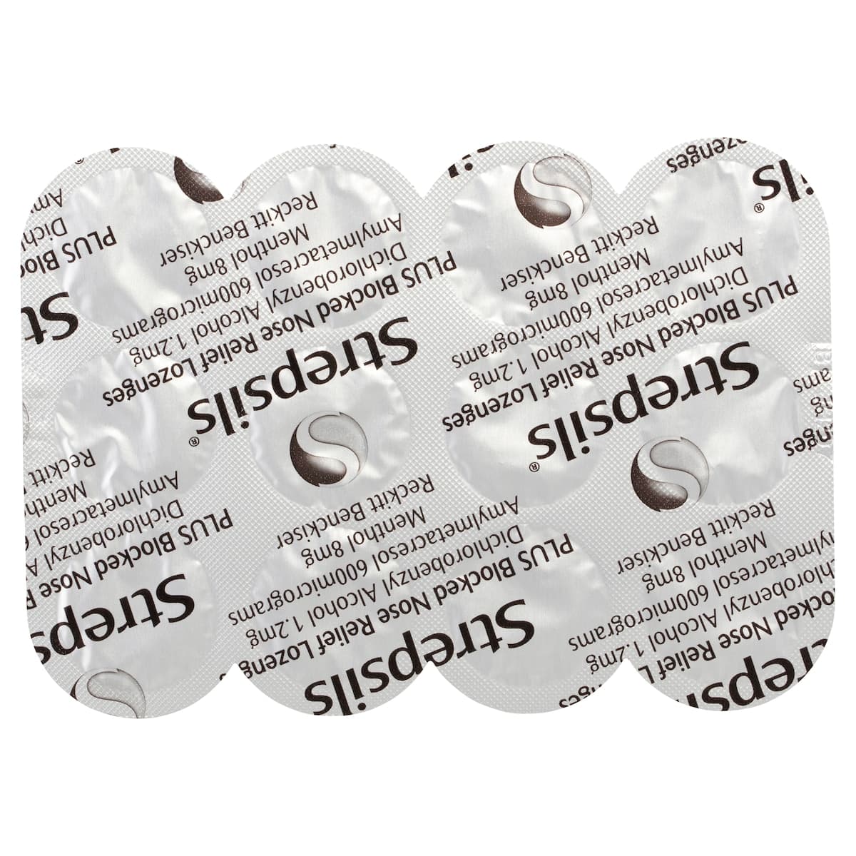 Thumbnail Strepsils Plus Blocked Nose Relief Menthol Eucalyptus 36 Lozenges