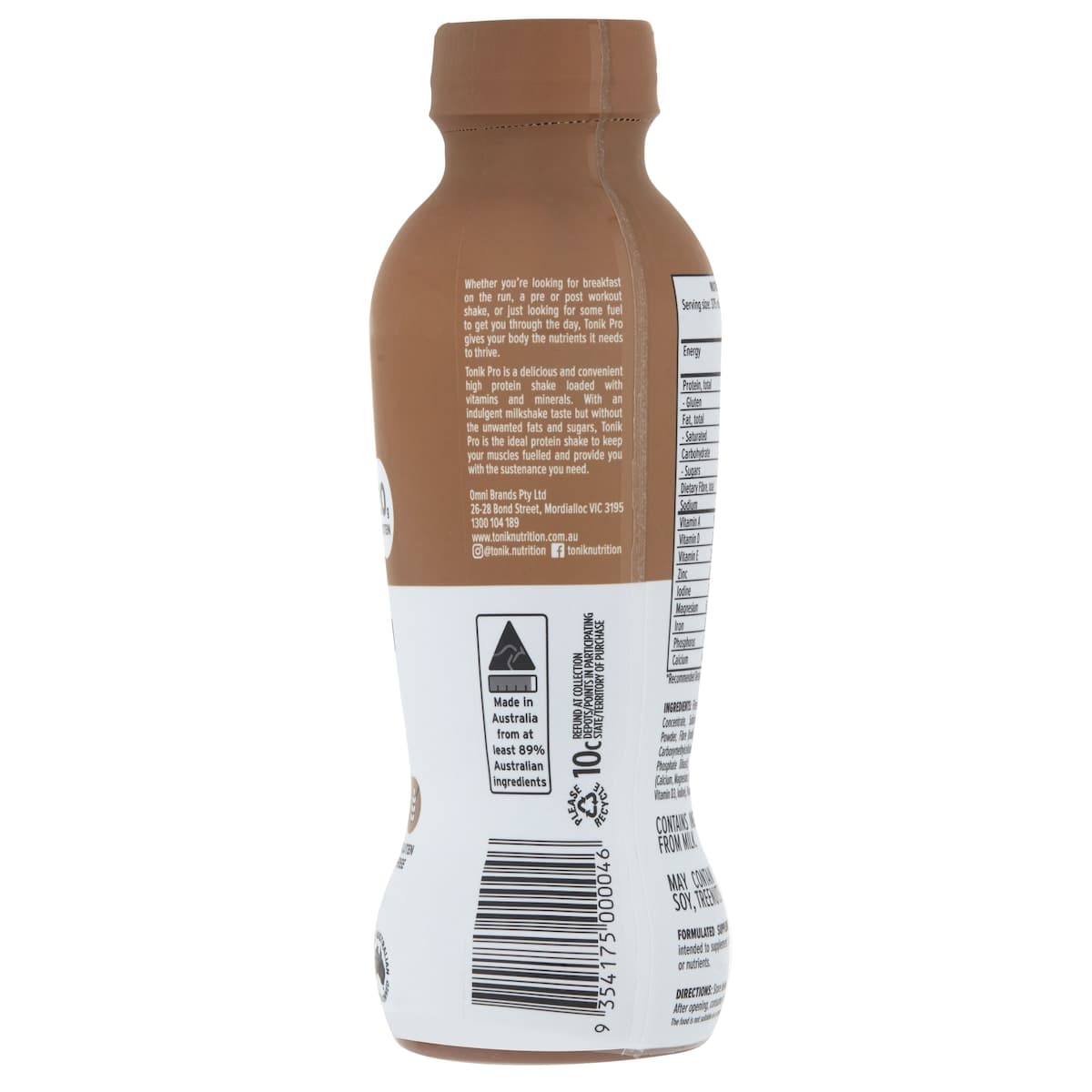 Thumbnail Tonik Pro Premium Protein Shake Chocolate 375Ml