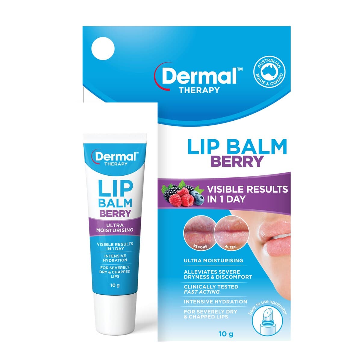 Thumbnail Dermal Therapy Lip Balm Berry 10G