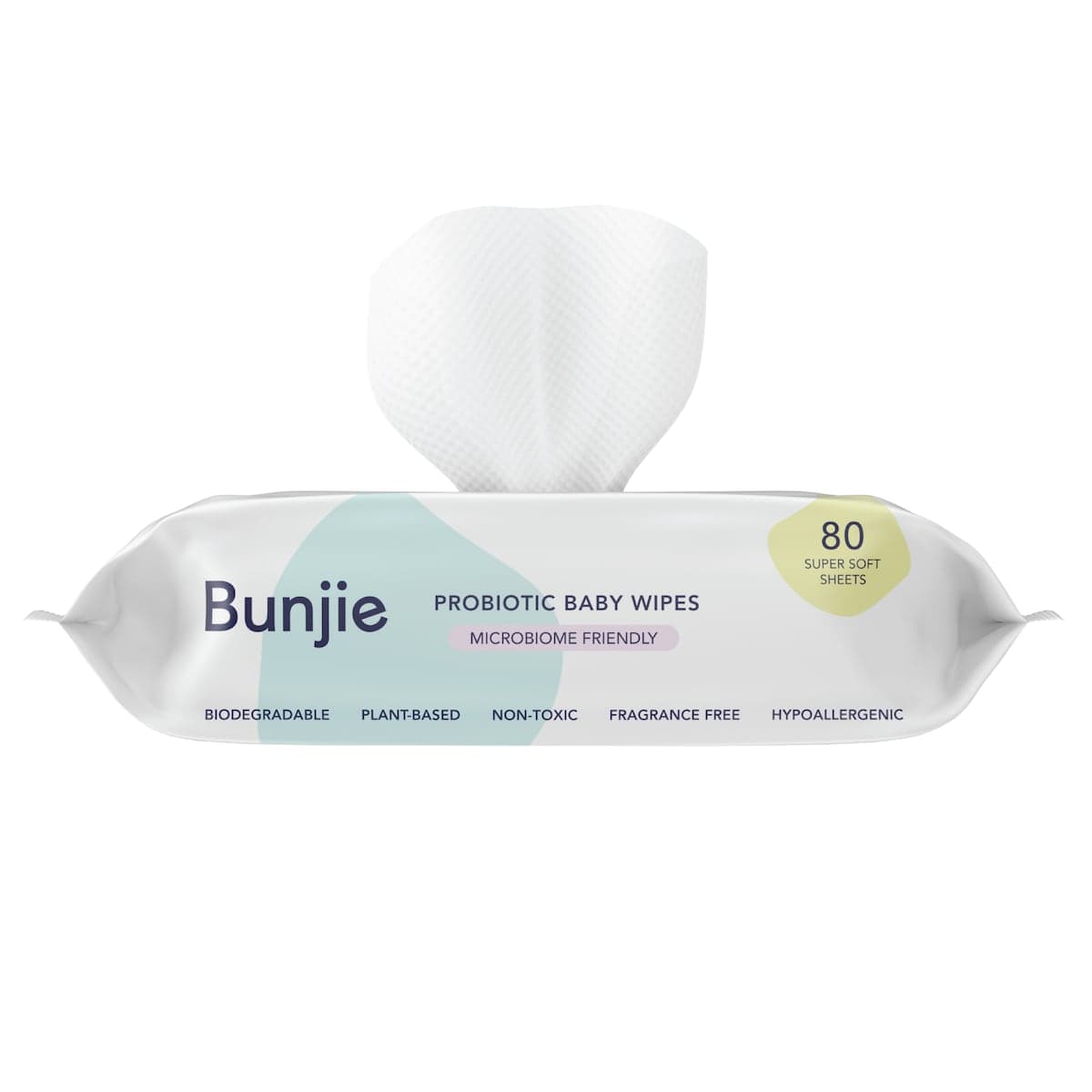 Thumbnail Bunjie Probiotic Baby Wipes 80 Wipes