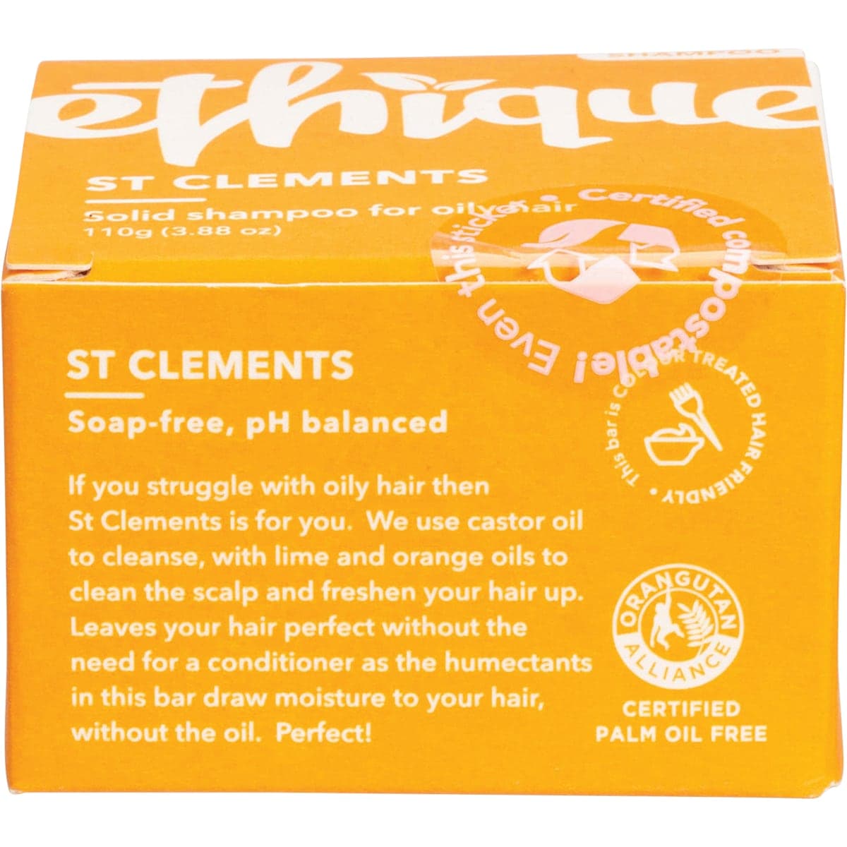 Thumbnail Ethique Solid Shampoo Bar St Clements Oily Hair 110G