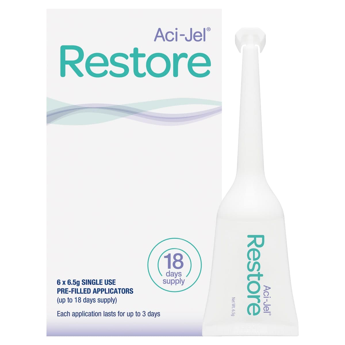 Thumbnail Aci-Jel Restore Vaginal Moisturiser 6 X 6.5G Pre-Filled Applicators