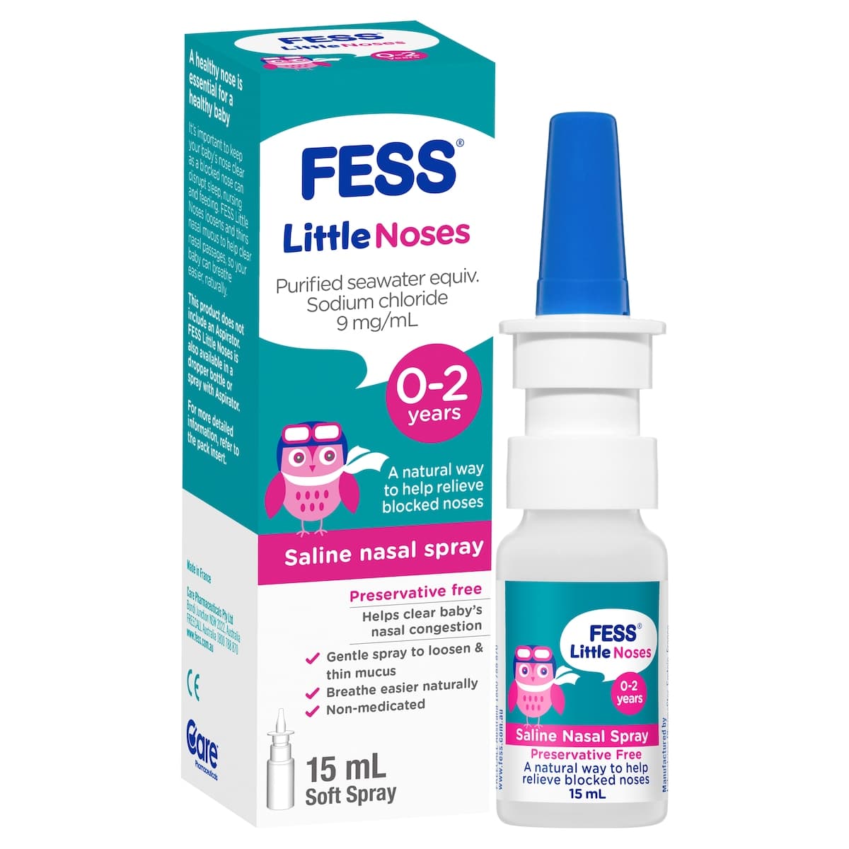 Thumbnail Fess Little Noses Saline Nasal Spray 15Ml