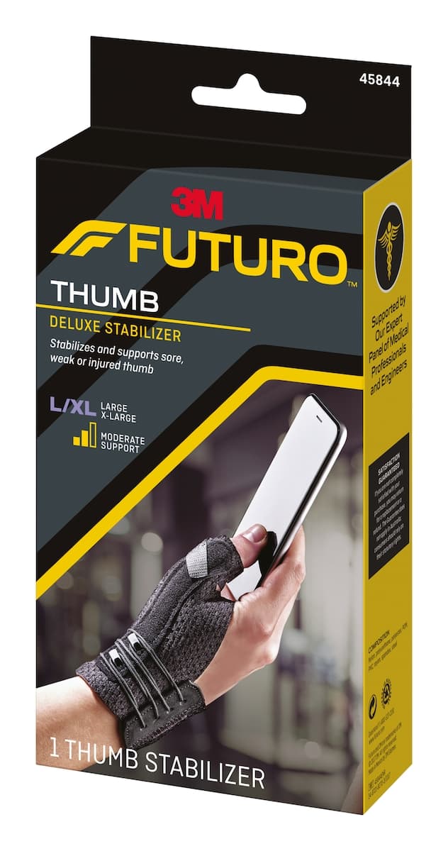 Thumbnail Futuro Deluxe Thumb Stabiliser Large/Extra Large Black