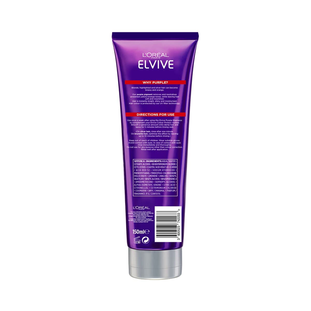 Thumbnail L'Oreal Elvive Colour Protect Purple Conditioner 150Ml