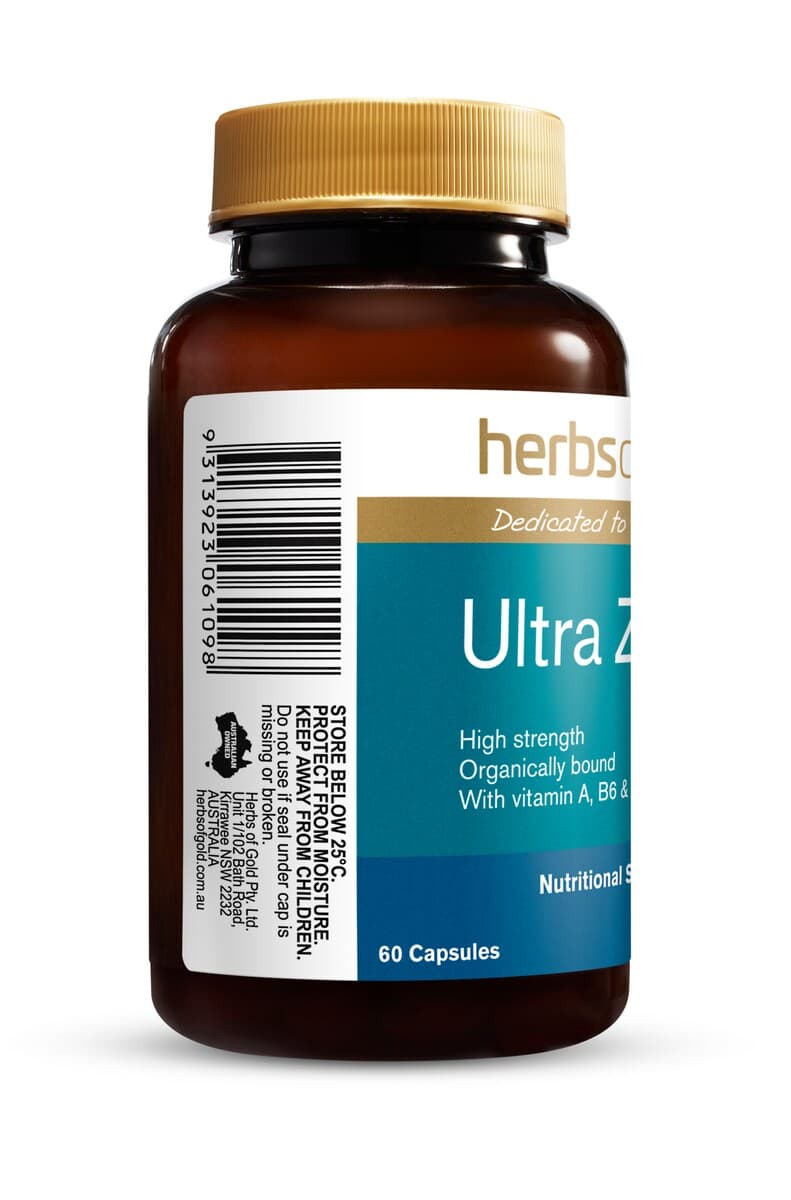 Thumbnail Herbs Of Gold Ultra Zinc+ 60 Capsules