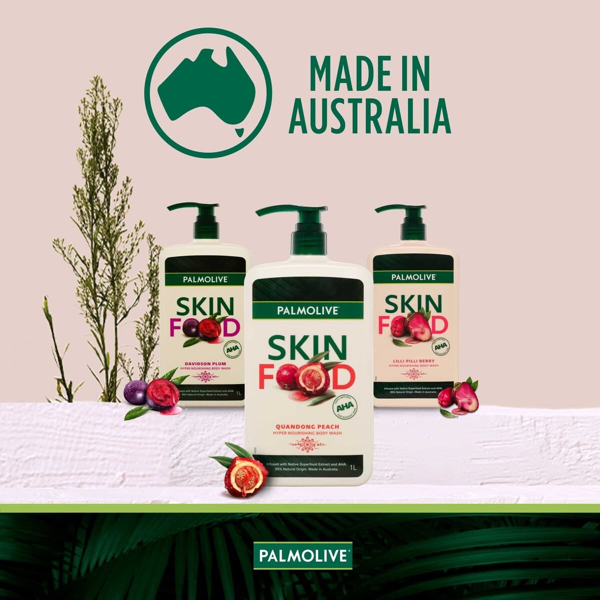 Thumbnail Palmolive Skin Food Body Wash Davidson Plum 1L