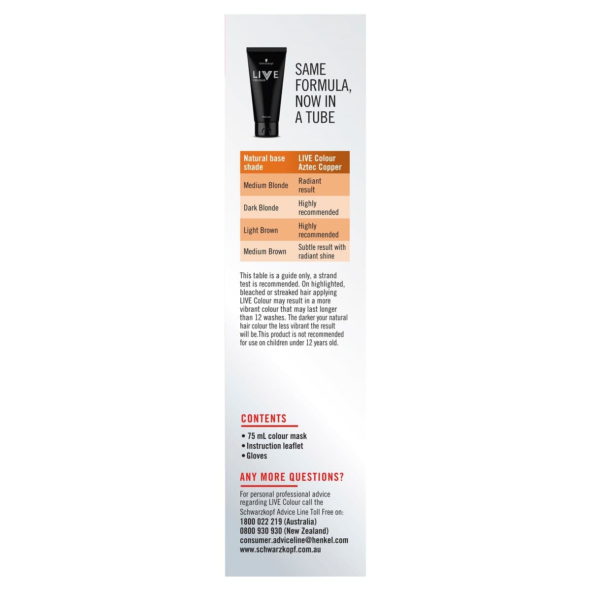 Thumbnail Schwarzkopf Live Colour Aztec Copper 75Ml