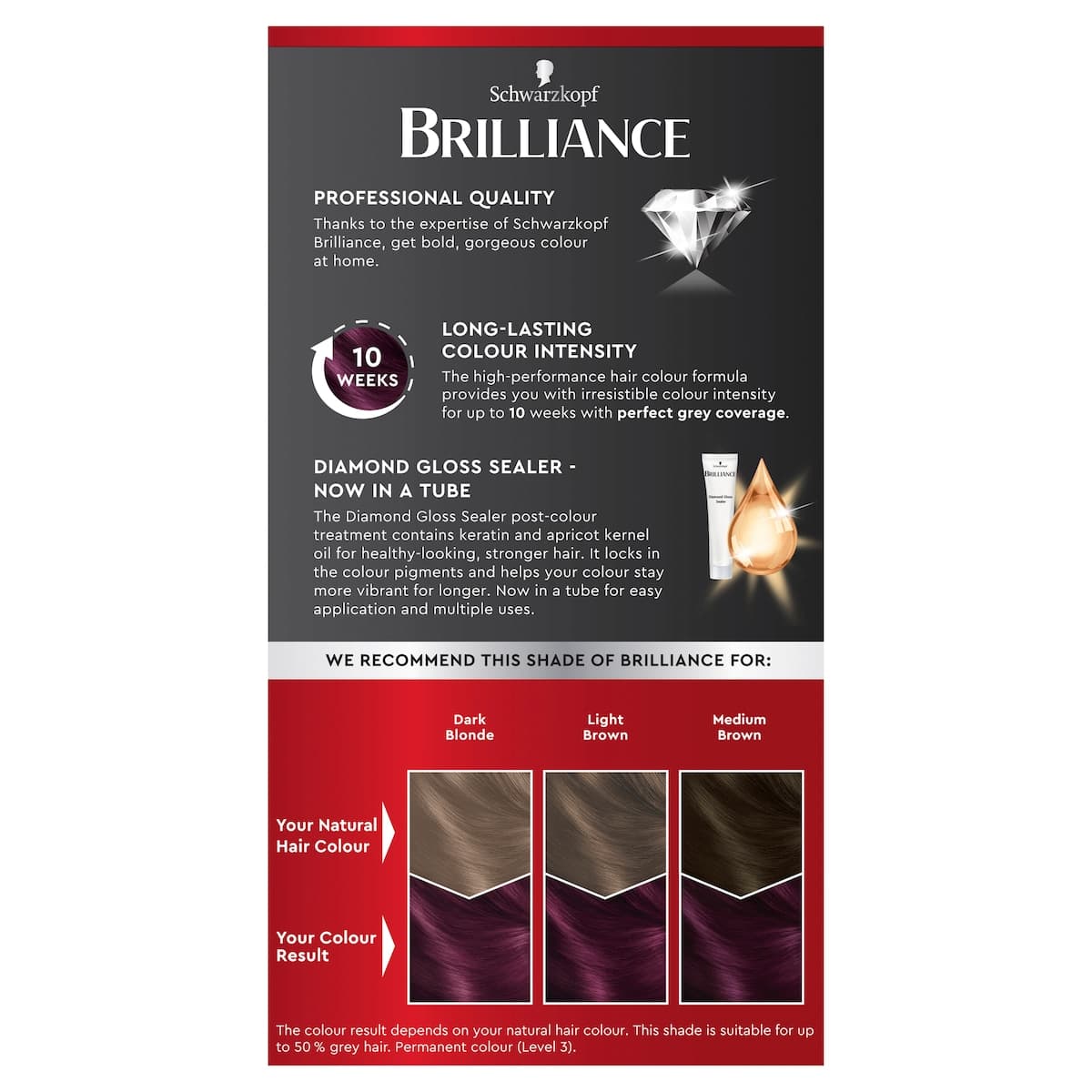 Thumbnail Schwarzkopf Brilliance Permanent Hair Colour 59 Violet Wild Silk