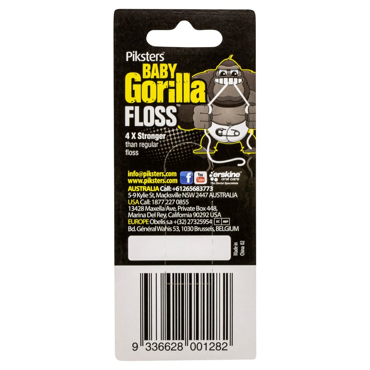 Thumbnail Piksters Gorilla Floss Baby Fluoro Assorted Colour 8M X 2 Pack