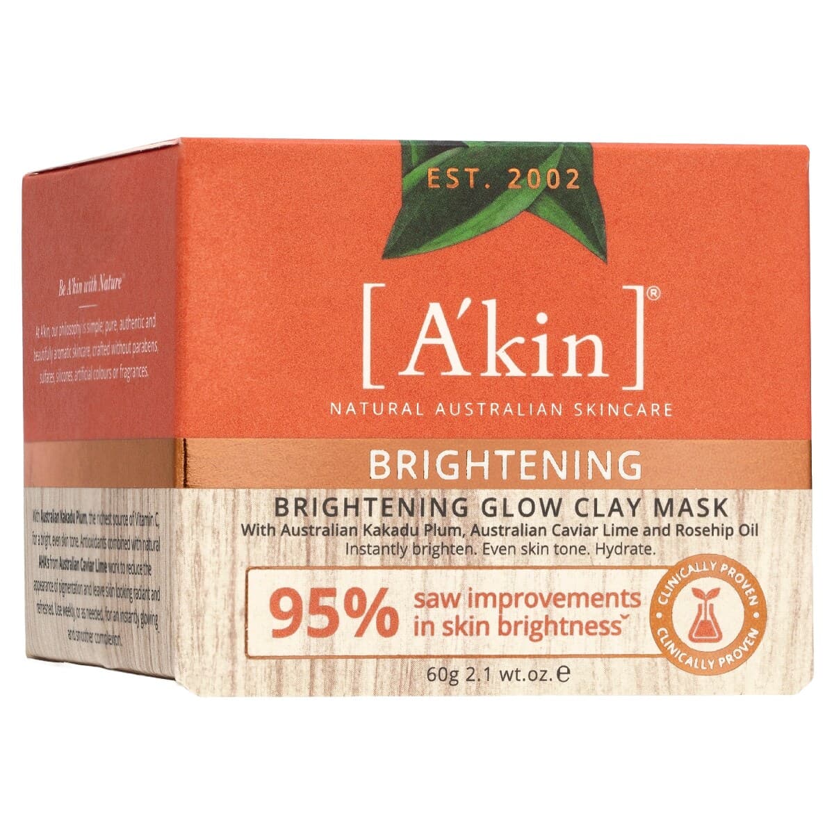 Thumbnail Akin Brightening Glow Clay Mask 60Ml