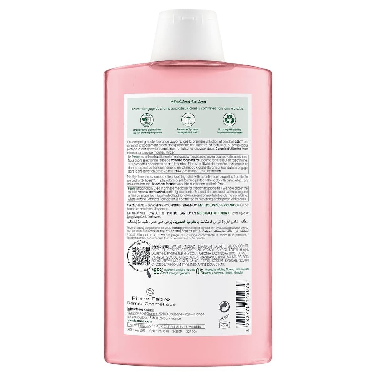 Thumbnail Klorane Soothing Shampoo With Organic Peony 400Ml