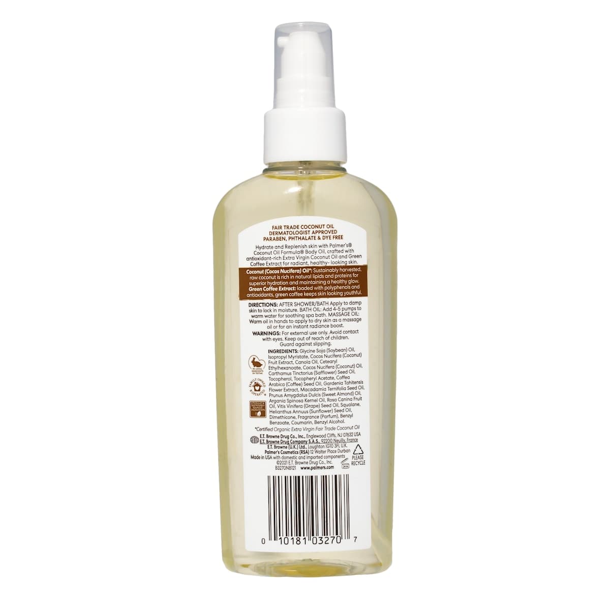 Thumbnail Palmers Coconut Oil Body Oil 150Ml