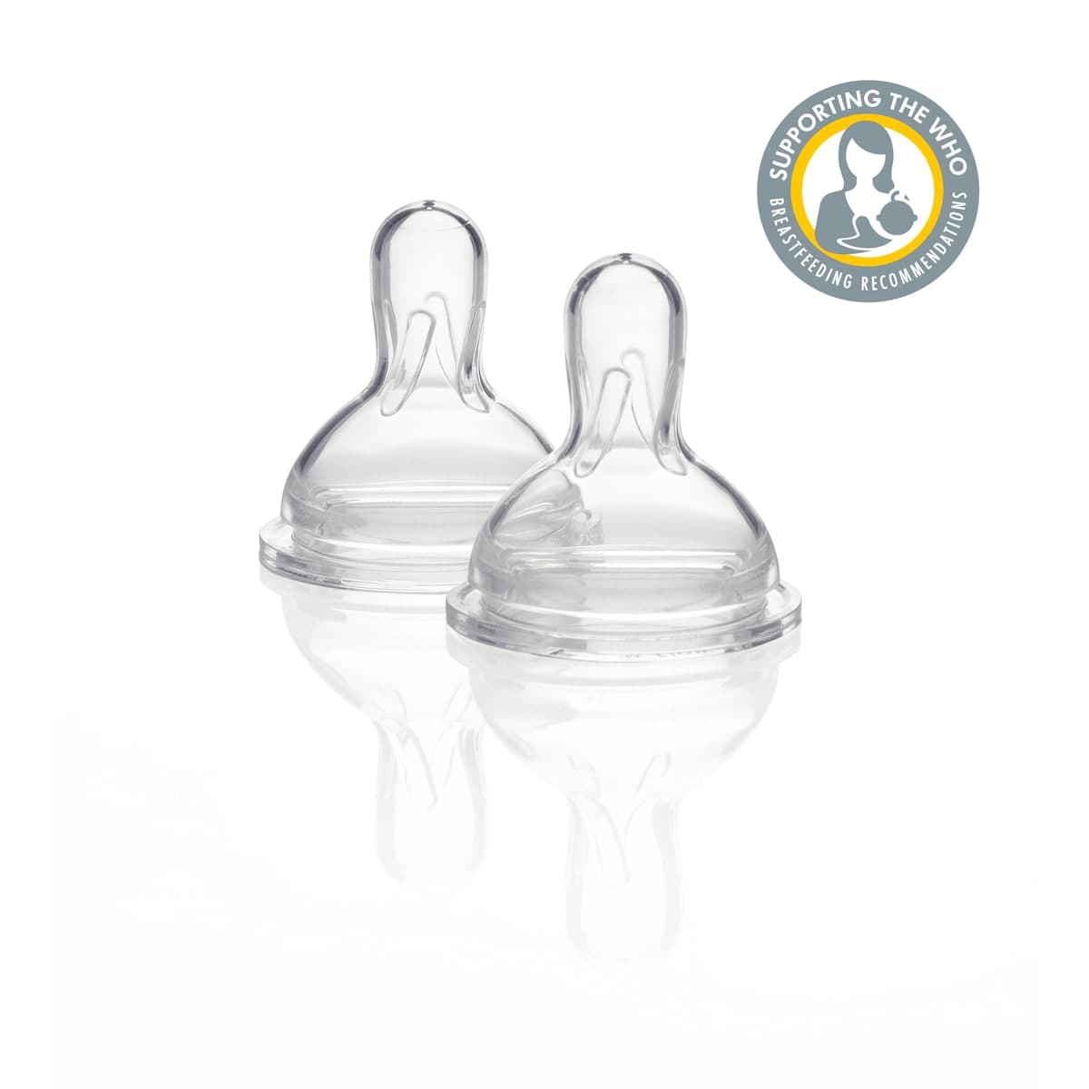 Thumbnail Medela Wide Base Teat Medium Flow 3 Pack