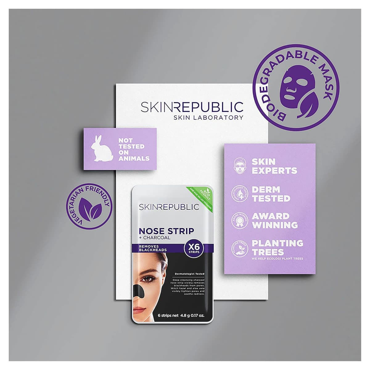 Thumbnail Skin Republic Charcoal Nose Strips (6 Applications)