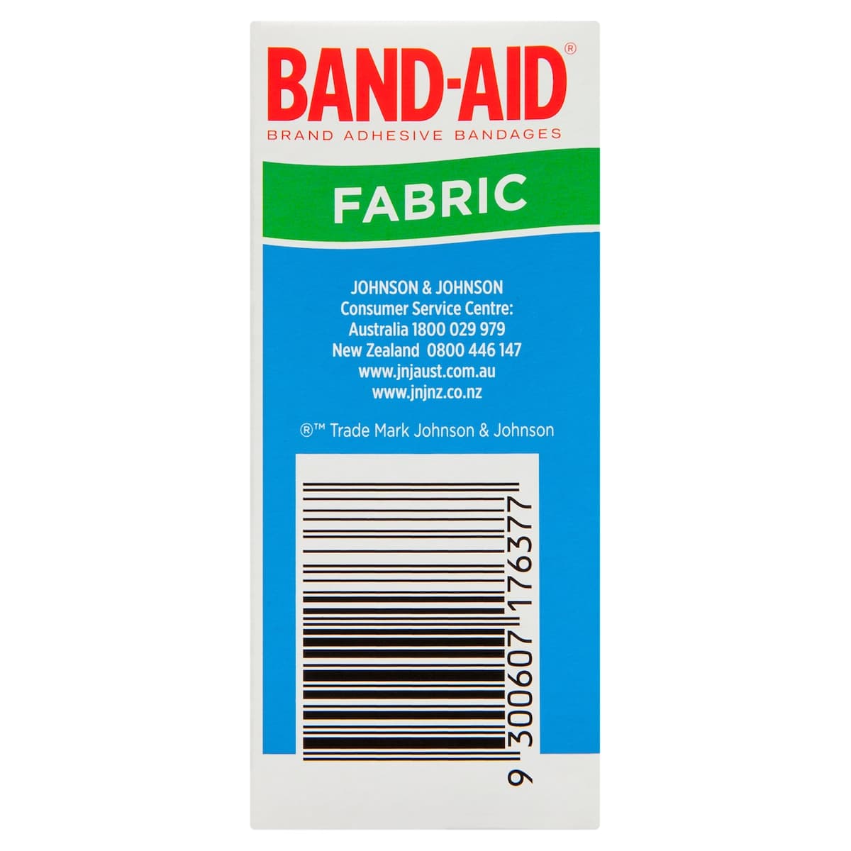 Thumbnail Band-Aid Fabric Strips 50 Sterile Strips