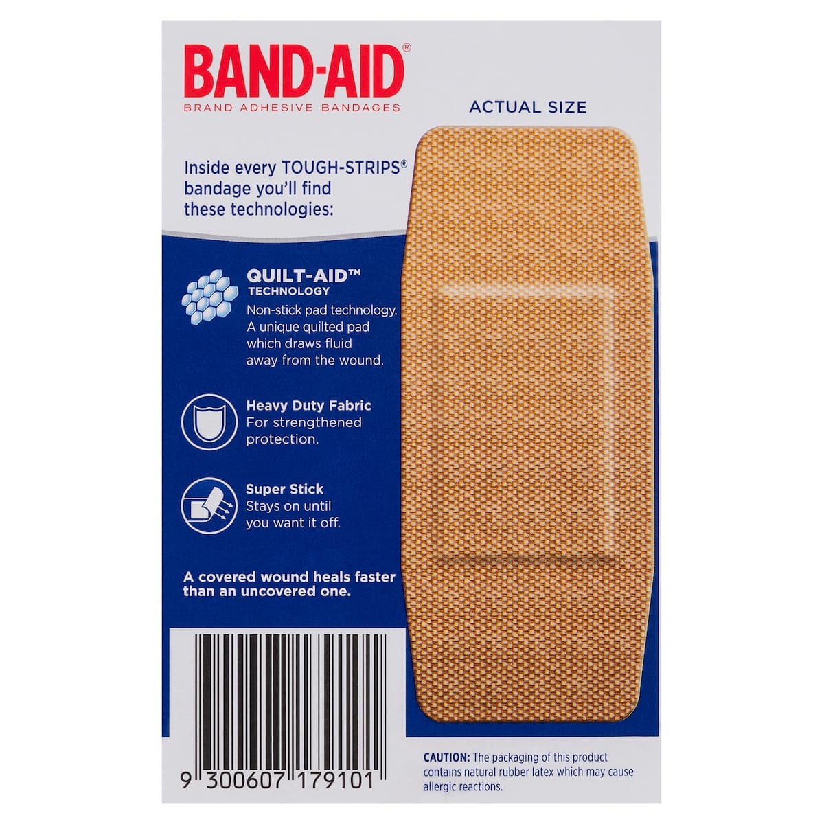 Thumbnail Band-Aid Tough Strips Extra Large 10 Fabric Strips