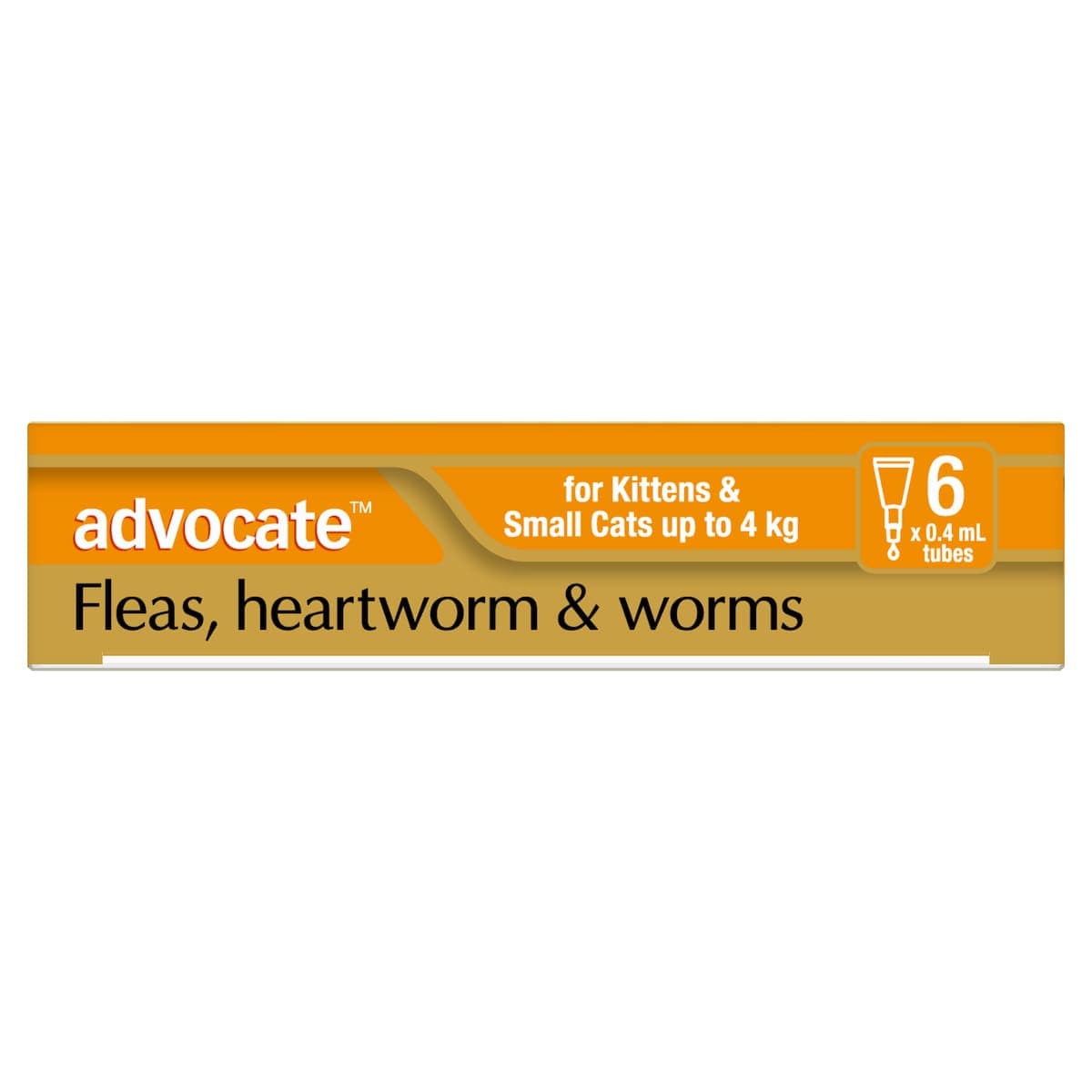 Thumbnail Advocate For Kittens & Small Cats Up To 4Kg Orange 6 Pack