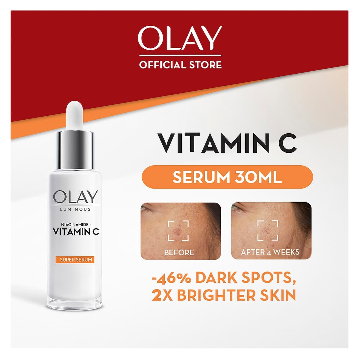 Thumbnail Olay Luminous Niacinamide + Vitamin C Face Super Serum 30Ml