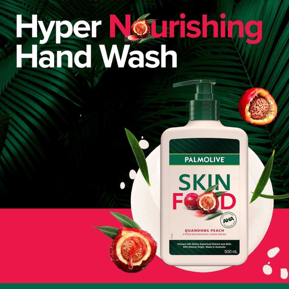 Thumbnail Palmolive Skin Food Hand Wash Quandong Peach 500Ml