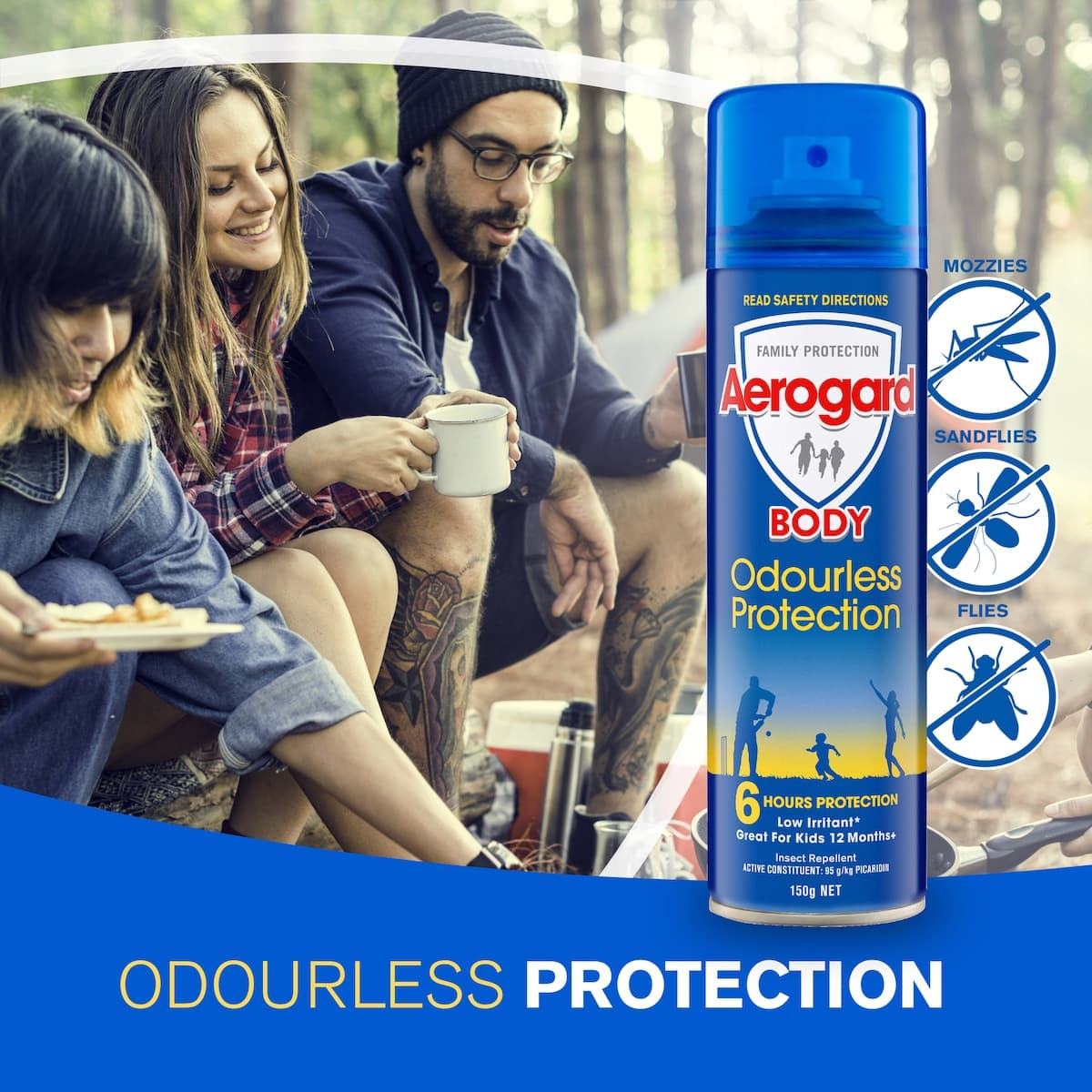 Thumbnail Aerogard Odourless Insect Repellent 150G