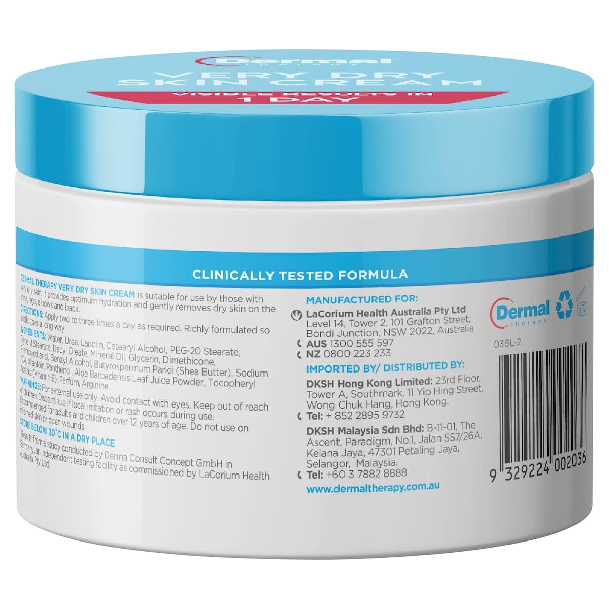 Thumbnail Dermal Therapy Very Dry Skin Cream 250G