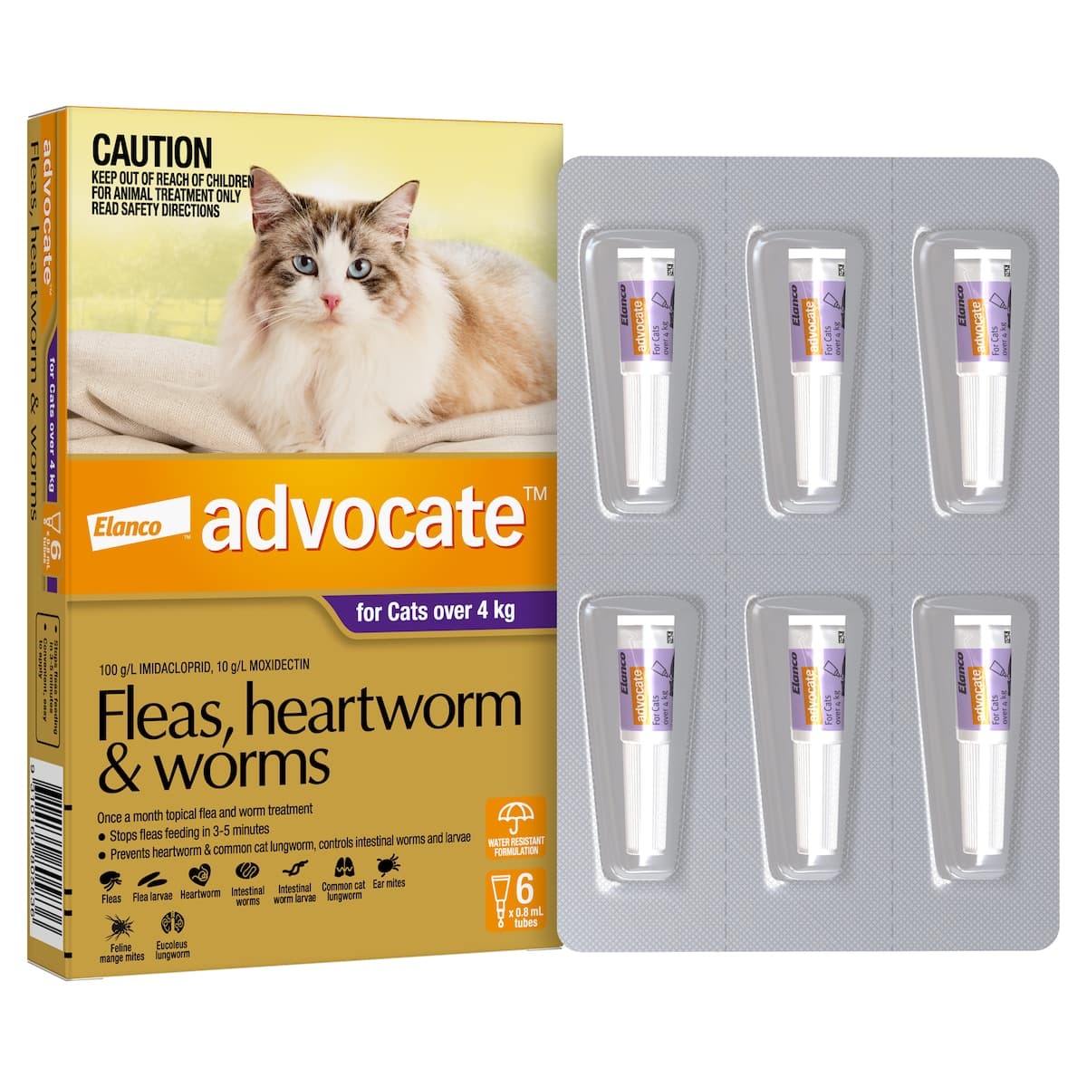 Thumbnail Advocate For Large Cats Over 4Kg Purple 6 Pack