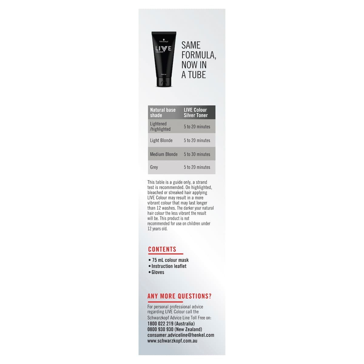 Thumbnail Schwarzkopf Live Colour Silver Toner 75Ml