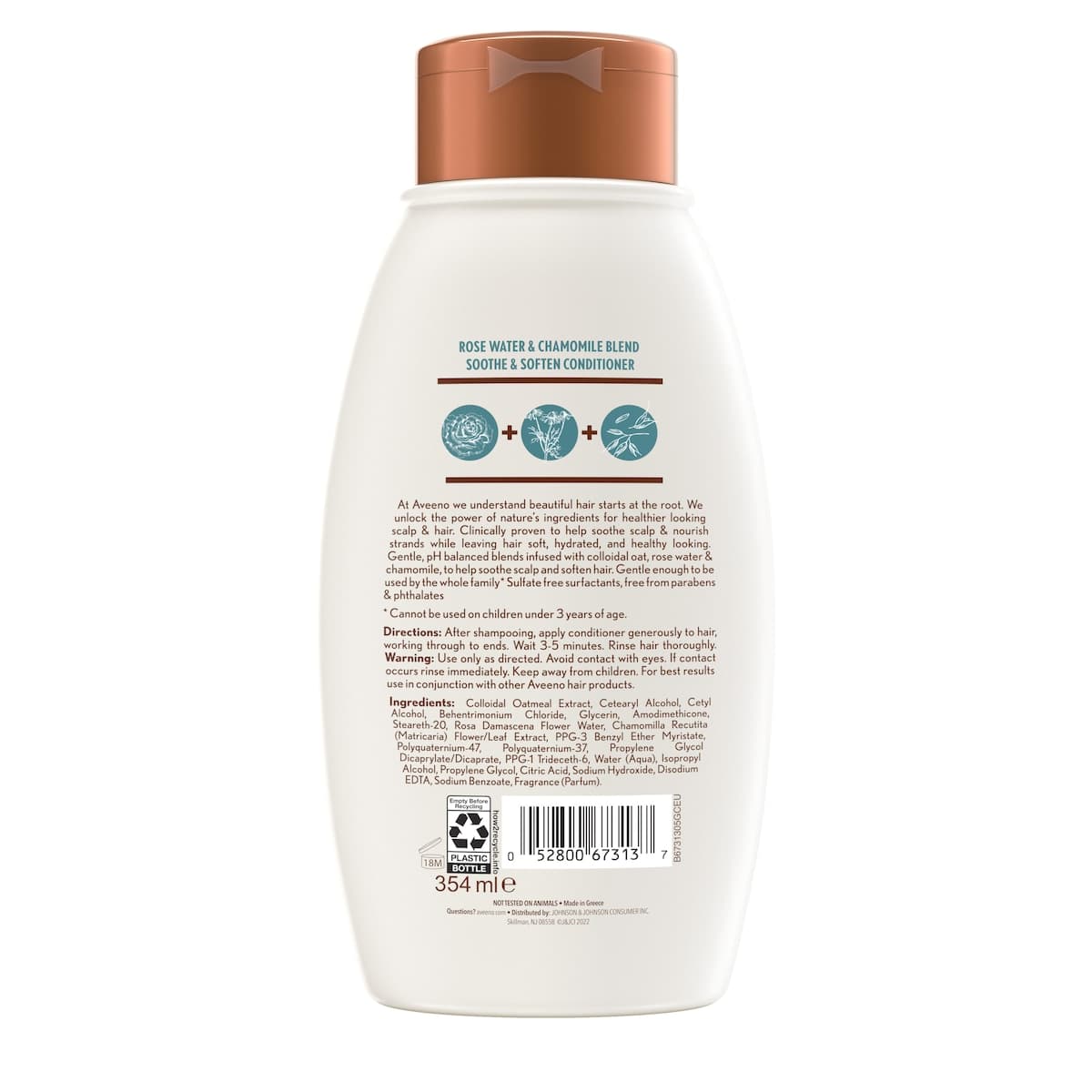 Thumbnail Aveeno Rose Water & Chamomile Conditioner 354Ml