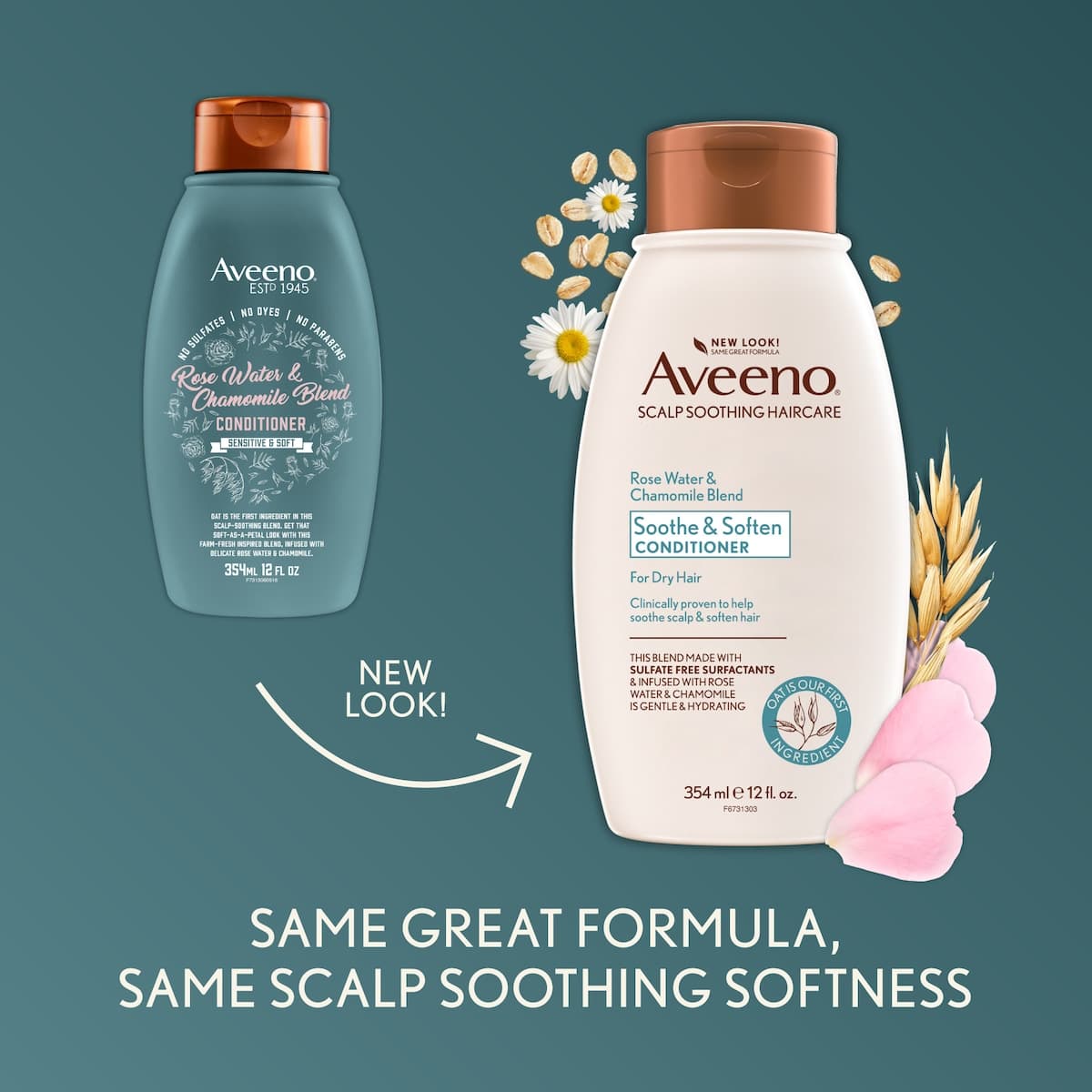 Thumbnail Aveeno Rose Water & Chamomile Conditioner 354Ml