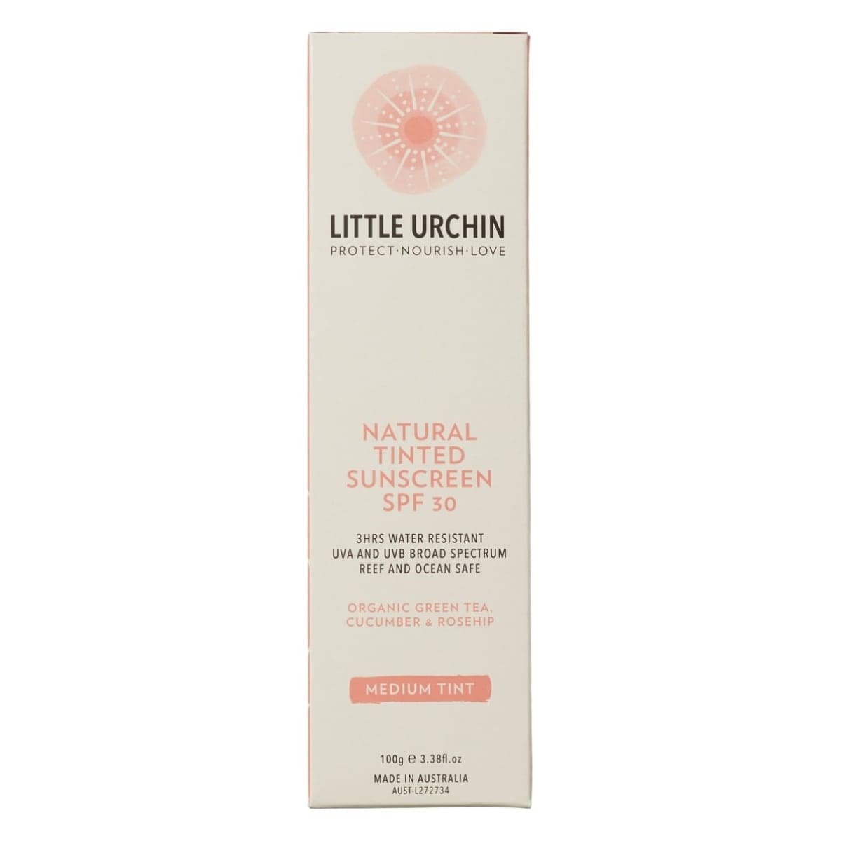 Little Urchin Natural Tinted Sunscreen Spf30 100G