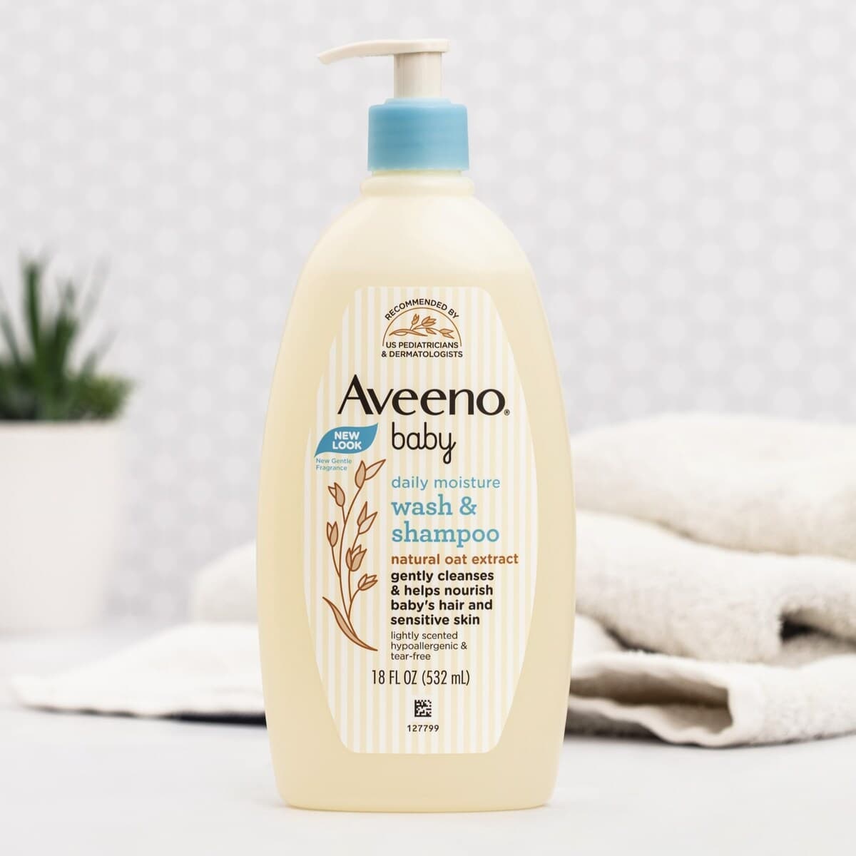 Thumbnail Aveeno Baby Wash & Shampoo Lightly Scented 532Ml