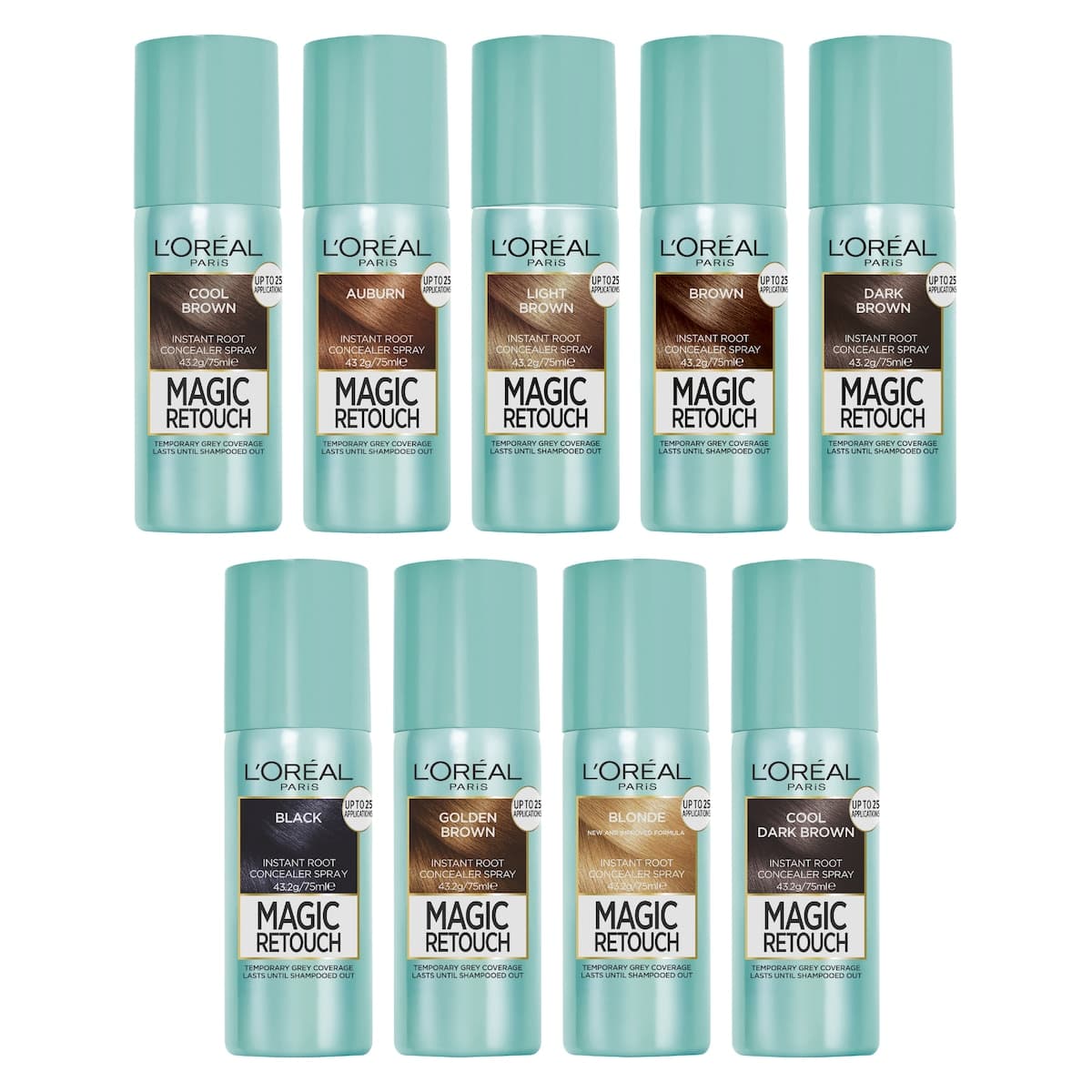 Thumbnail L'Oreal Magic Retouch Temporary Root Concealer Spray Cool Brown 75Ml