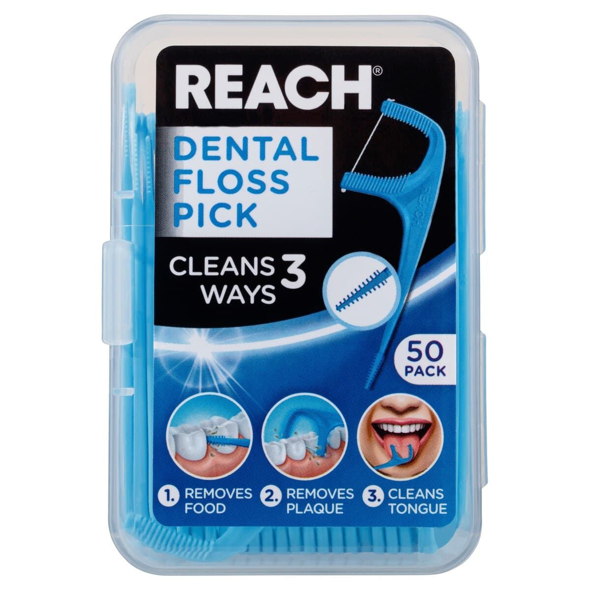 Thumbnail Reach Dental Floss Pick 50 Pack