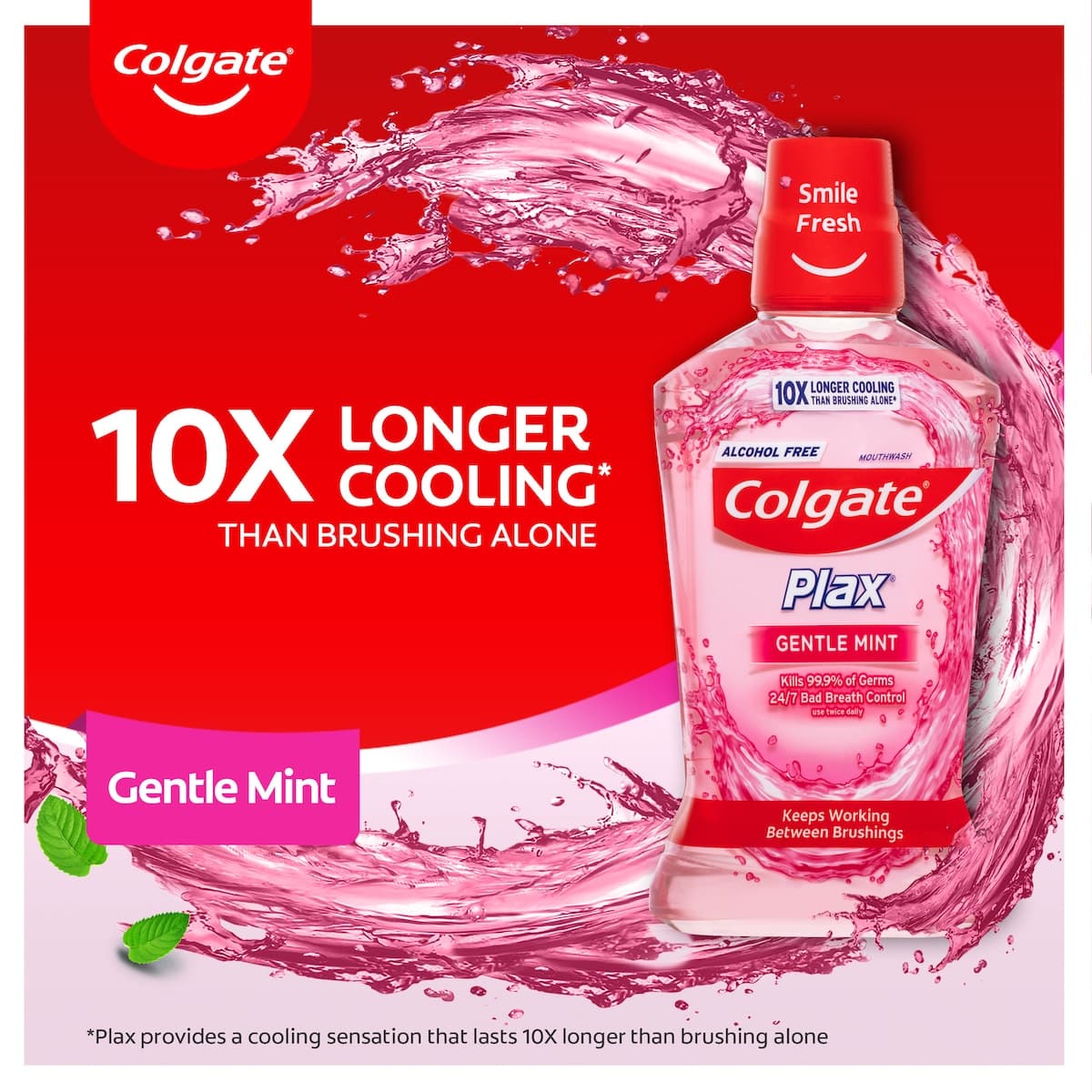 Thumbnail Colgate Plax Alcohol Free Mouthwash Gentle Care 1 Litre