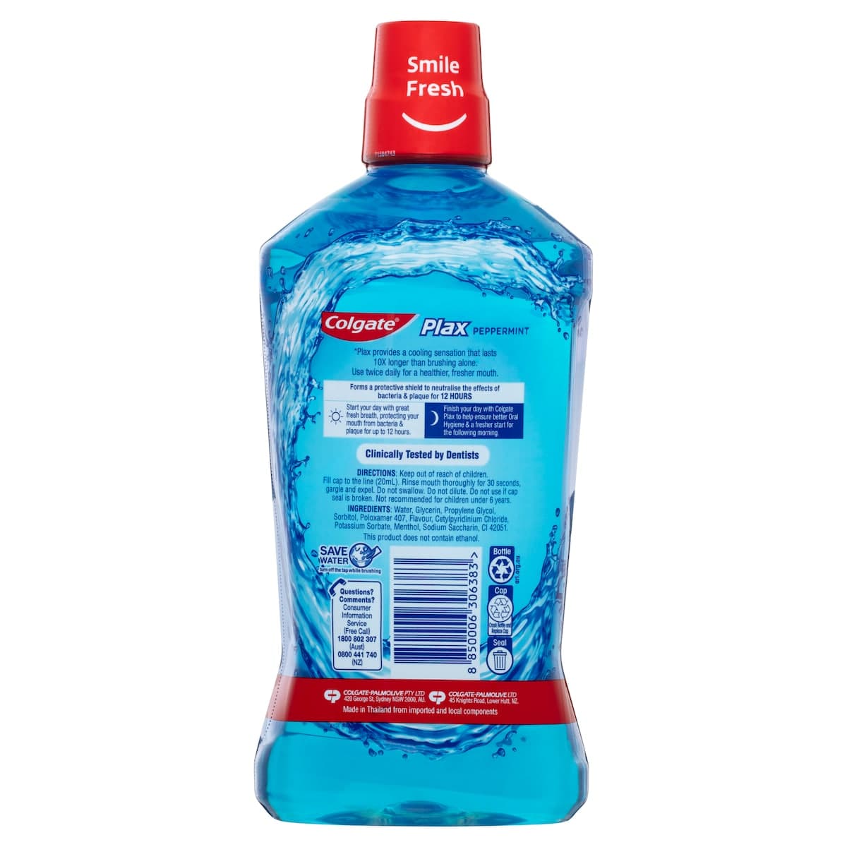 Thumbnail Colgate Plax Alcohol Free Mouthwash Peppermint 1 Litre